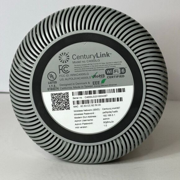 Centurylink C4000LG  Wi-Fi 6 Router - Picture 4 of 10